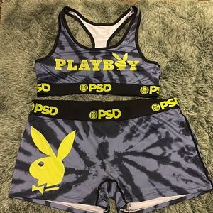 PSD Gray and Yellow Sports Set